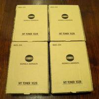 4X toner Konica Minolta MT 102B per fotocopiatrice