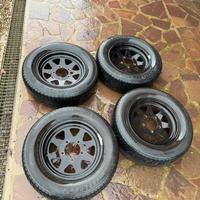 Set 4 cerchi neri opachi per Suzuki