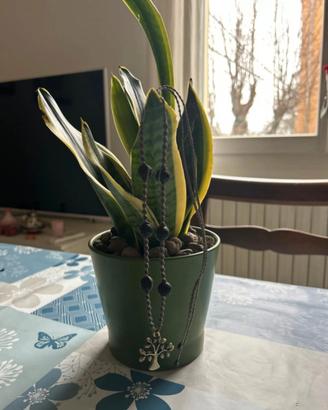 Collana fatta a mano in Macramé