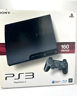 Playstation 3 slim 160 Gb console Sony Ps3+scatola