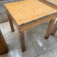 Tavoli legno massello