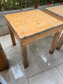 Tavoli legno massello