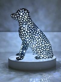 Lampada led realizzazione artigianale