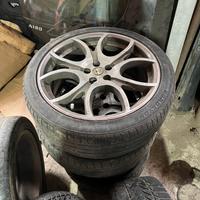 Cerchi 18 alfa romeo 147 ducati corse con gomme