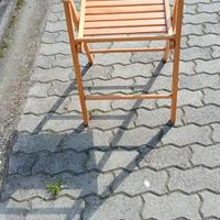 sedie pieghevoli legno