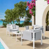 Set di 2 poltrone e tavolo, arredamento giardino