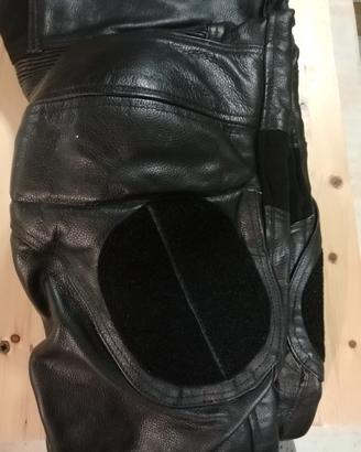 Pantaloni moto pelle uomo