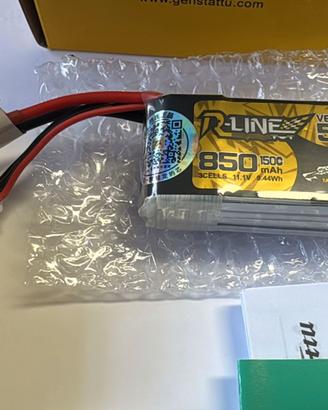 2batterie lipo 3S 850mAh 150c NUOVE