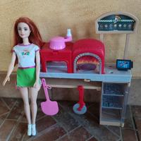 Barbie Pizzeria con Bambola