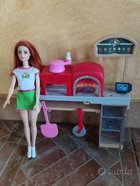Barbie Pizzeria con Bambola