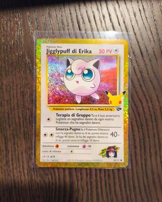 Pokemon jigglipuff di erika 30° anniversario 