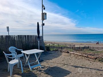 Casina sulla sabbia torvaianica