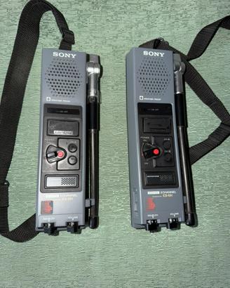 Walkie Talkie Sony ICB-61H vintage funzionanti