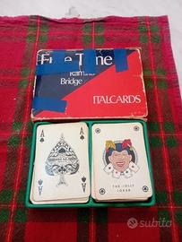 Carte da Bridge/Ramino Italcards-dal negro del  65