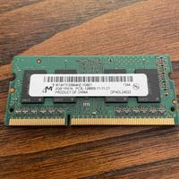 Ram notebook 2GB 12800S