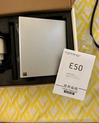DAC USB Topping E50 usato alimnetatore 66watt