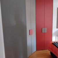 Cabina armadio con 1 modulo ad angolo