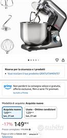 Impastatrice planeria 8 litri girmi