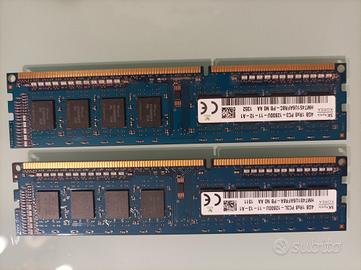 RAM ddr3 1rx8 -1200 8gb (2x4)