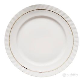 Servizio Piatti Bavaria Bianco/Oro 20 Pz