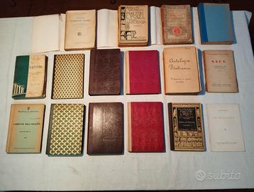 Lotto Libri Antologie scolastiche anni 40'