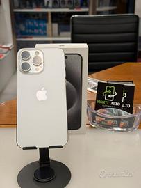 IPHONE 15 PRO MAX 256GB WHITE - GARANZIA 12 MESI