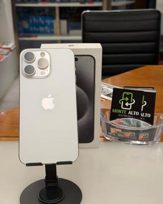 IPHONE 15 PRO MAX 256GB WHITE - GARANZIA 12 MESI