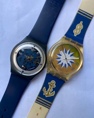 Coppia orologi swatch gent vintage funzionanti