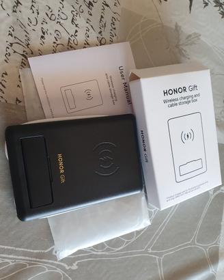 Honor wireless charging and cable storage box