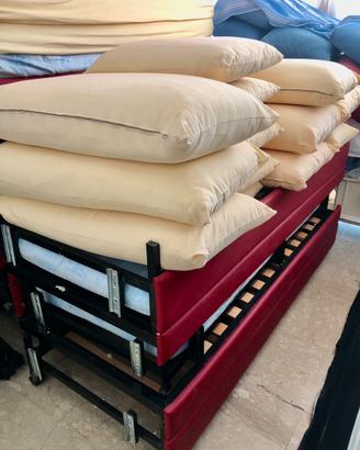 Divani letto a castello 195x80 (rete 185x75)