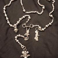 Collana Militare ( Rosario  Pezzo Unico Fatto Mano