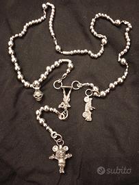 Collana Militare ( Rosario  Pezzo Unico Fatto Mano