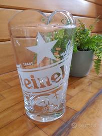 Caraffa Birra Heineken in Vetro Satinato 1,5L da 