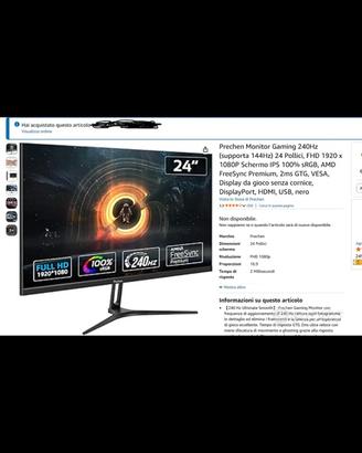monitor 24” 144hz