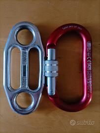 piastrina GI-GI e moschettoni