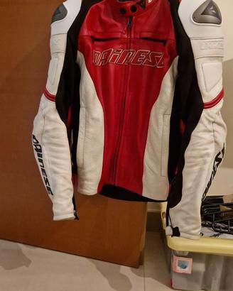 Giacca moto pelle Dainese Racing C2 tg. 50