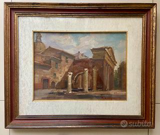 Quadro olio su tela. Rinaldo Caressa.