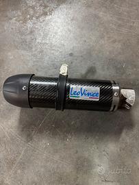 Silenziatore universale leovince carbonio catalizz