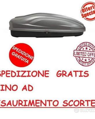 Box portatutto auto G3 Absolute 320 litri Grigio L