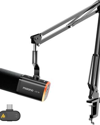Microfono wireless PC kit completo