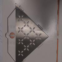 Mensola doccia in acciaio inossidabile spazzolato