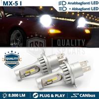 Lampadine LED H4 Per Fari MAZDA MX-5 Luci Bianche
