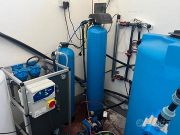 Impianto per trattamento osmosi