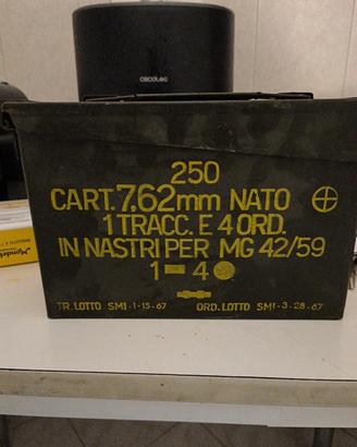 cartucciera militare vintage 