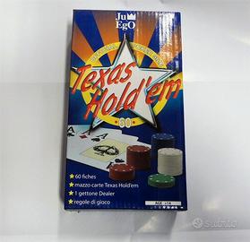 Set Poker hold'em con gettone dealer MAI USATO