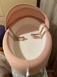 Baby nest BAMBOOM neutral pink