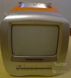 Mini tv portatile united 5,5" utv4002 con radio