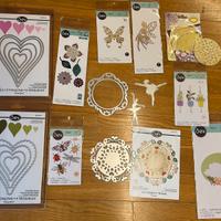 Sizzix lotto di fistelle nuove e seminuove