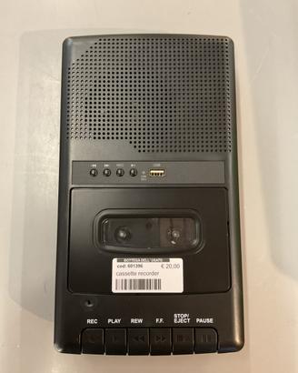Cassette recorder con attacco usb