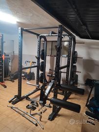 Power rack accessoriato lacertosus palestra 